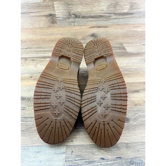 LL Bean Men's Tan Leather Casual Dress Oxford Shoes Size 8.5D Made In U.… - Picture 4 of 6